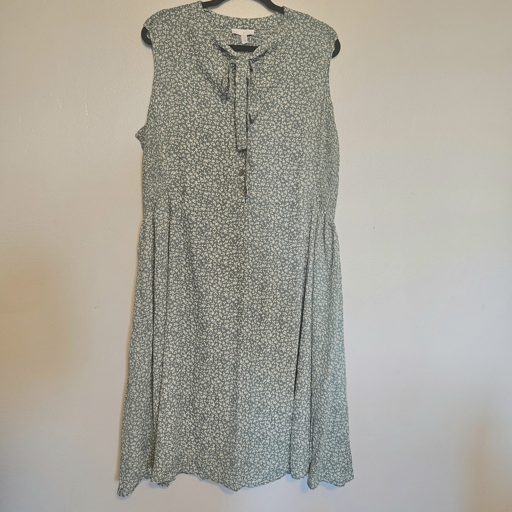 Marybelle Floral Green Dress Size 1x